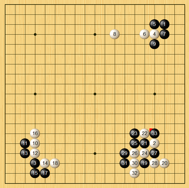 囲碁】勝ち碁を勝ち切るのは難しい【野狐囲碁】【4段】 - 戦略ゲーム