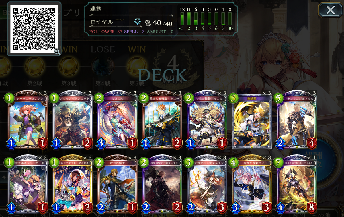 シャドウバース】連携ロイヤル【ミスタルシアの英雄】 - 戦略ゲーム