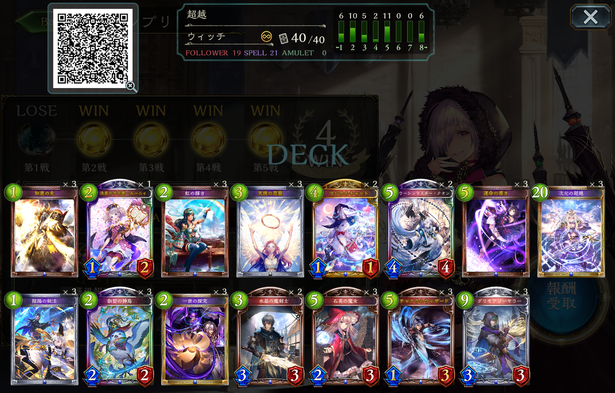 シャドウバース】超越ウィッチ【アンリミテッド】【ミスタルシアの英雄