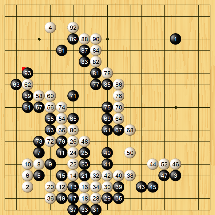 囲碁】見直し勉強の日々【野狐囲碁】【4段】 - 戦略ゲーム大好きな人の