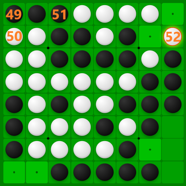 オセロ(リバーシ)】オセロの結論手順1例【結論定石】 - 戦略ゲーム