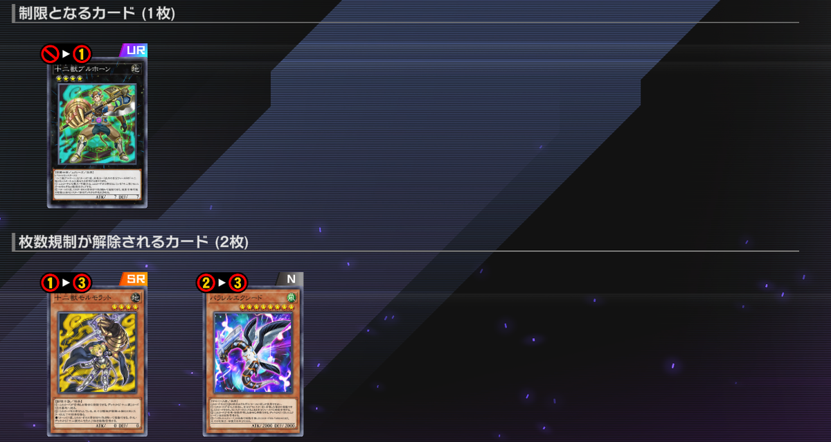 遊戯王マスターデュエル】十二獣復活【制限・準制限改訂】 - 戦略 