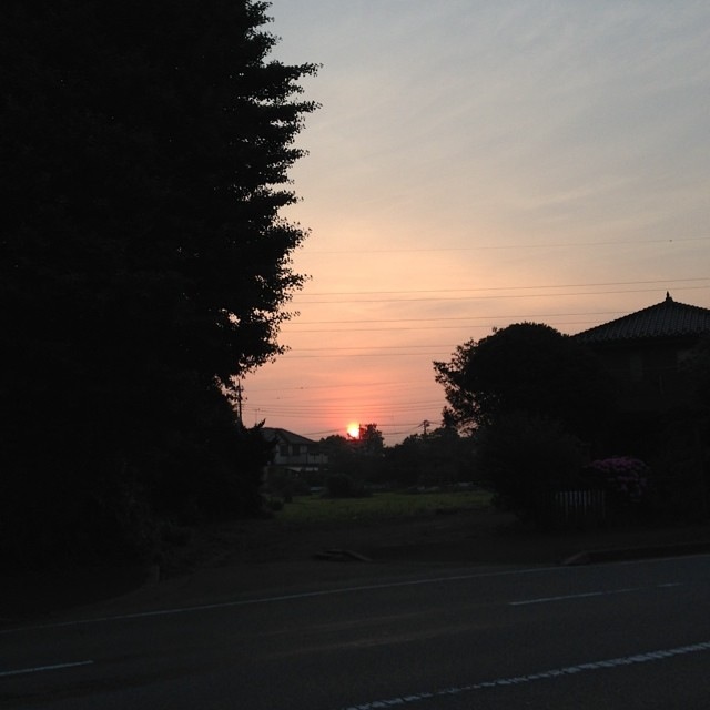 夕陽朝日