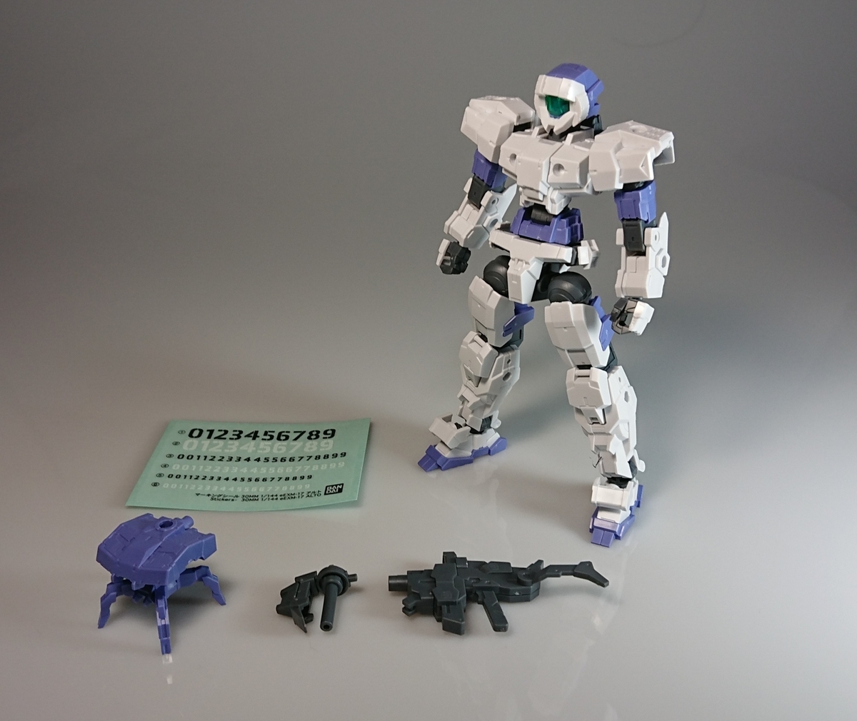 30minutes missions プラモデル　１７個セット Amazon.com: Bandai Spirits Hobby #01 Eexm-17 Alto White 30