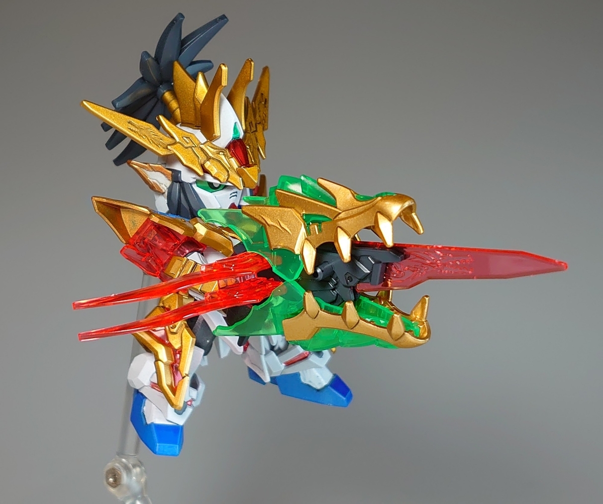 SDガンダム 三国創傑伝 03 張飛ゴッドガンダム 塗装レビュー - レイド