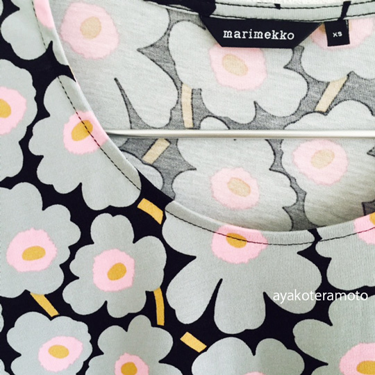 マリメッコのワンピース、ウニッコ柄」毎年恒例の誕生日プレゼント