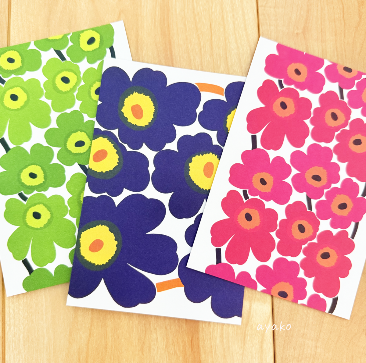 マリメッコのポストカード100枚セット】想像以上にかわいくて