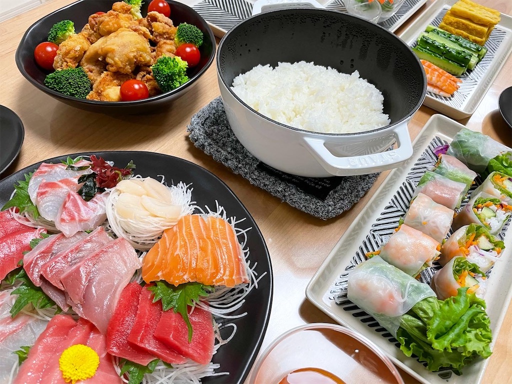 3月3日はひな祭り 今年も手巻き寿司でパーティーします Maiのおうちblog Simple Life