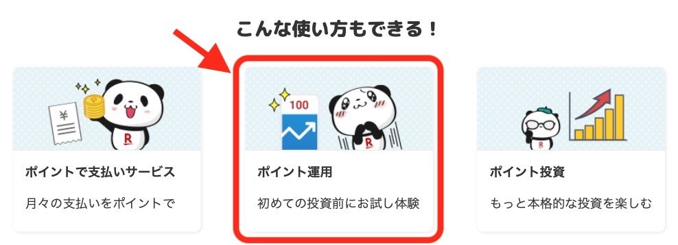 ポイントの使い方