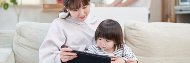 アニメ好きの親子