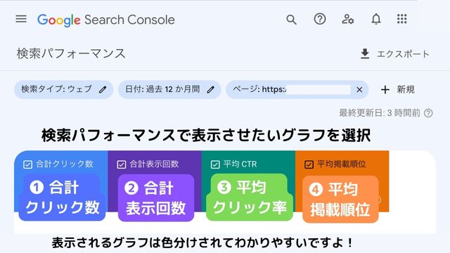 サーチコンソールの色分けには意味がある
