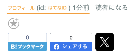 記事本文最後のプロフィール名とはてなID