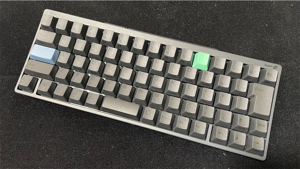 HHKB墨のキートップ印字は見えずらい