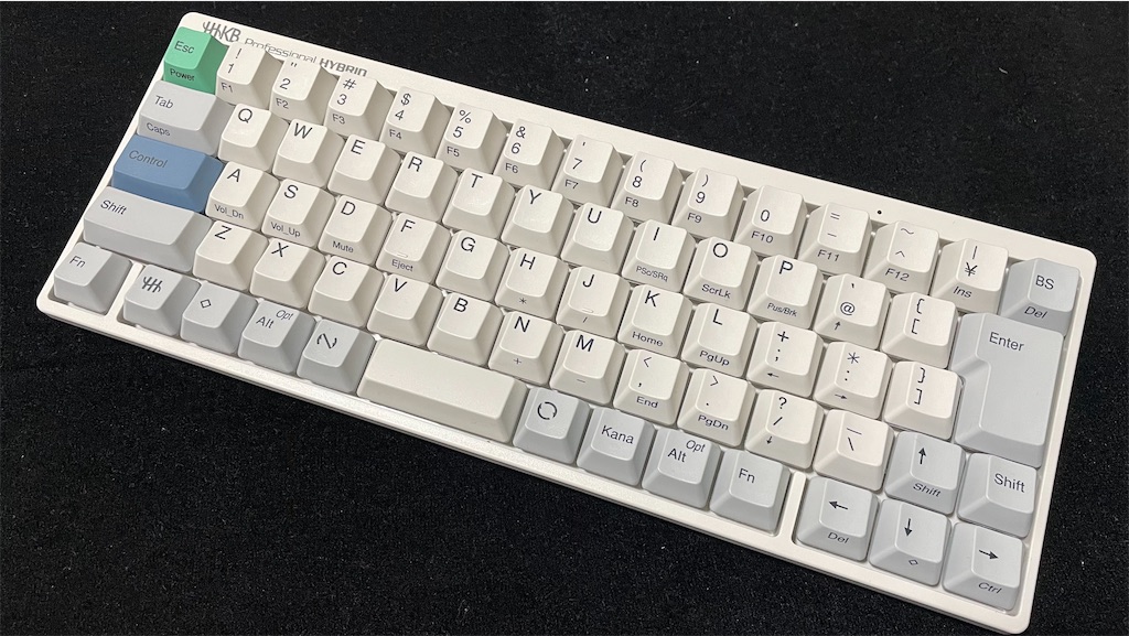 HHKB白モデルは誤打鍵が少なくなる