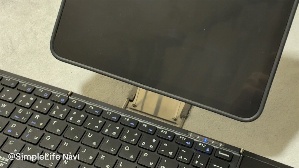 OmikamoキーボードとiPad miniの組み合わせ