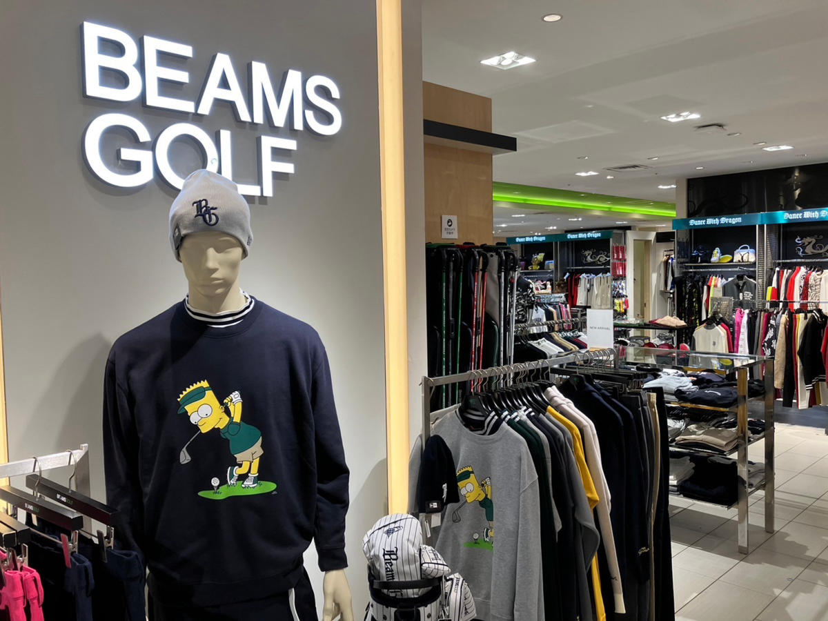 シンプソンズグッズが買える店：BEAMS GOLF(ビームス ゴルフ