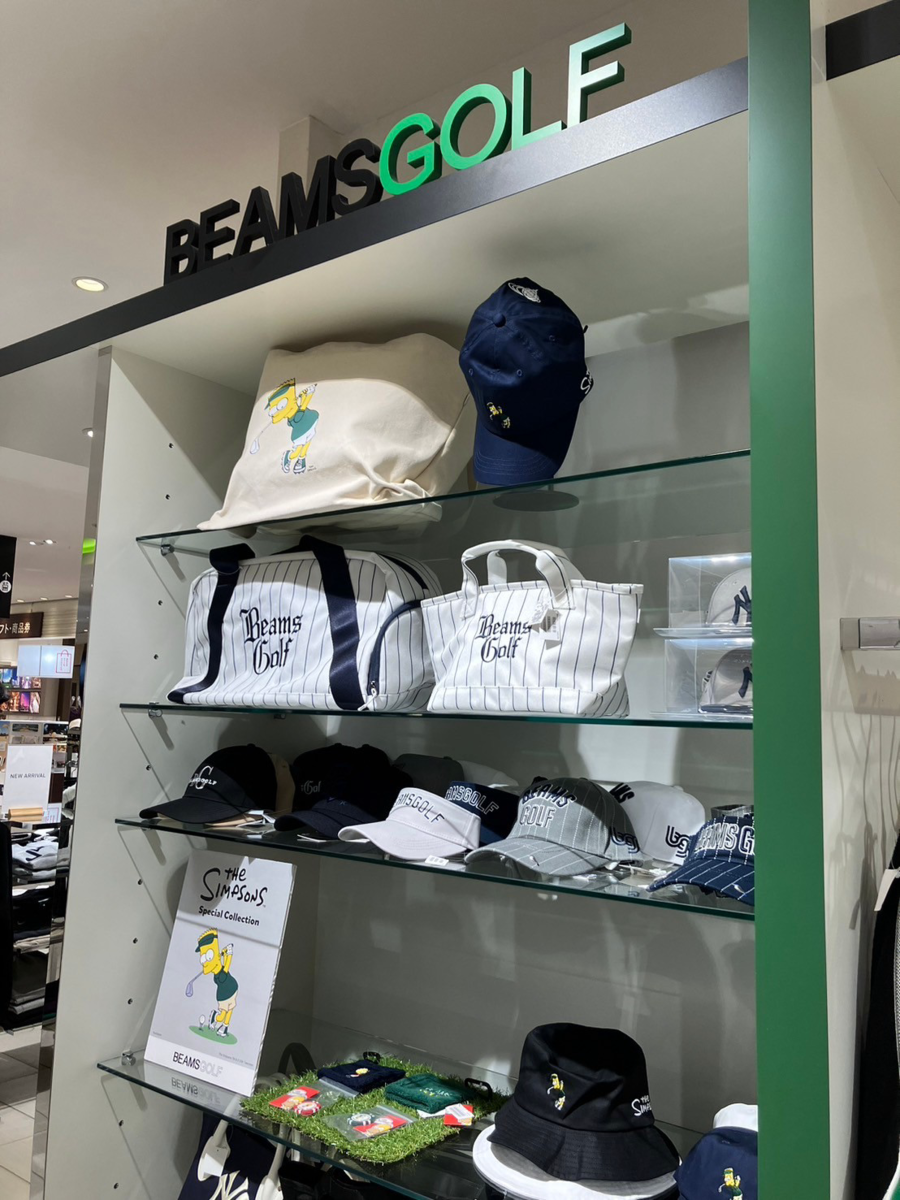 シンプソンズグッズが買える店：BEAMS GOLF(ビームス ゴルフ