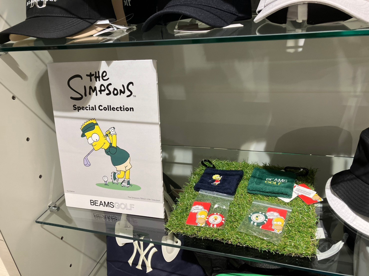 シンプソンズグッズが買える店：BEAMS GOLF(ビームス ゴルフ