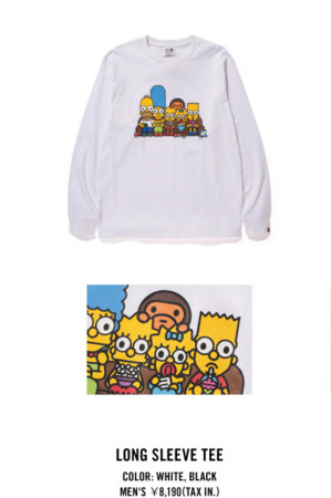 シンプソンズとBATHING APEコラボ企画 - シンプソンズ・ファンクラブ