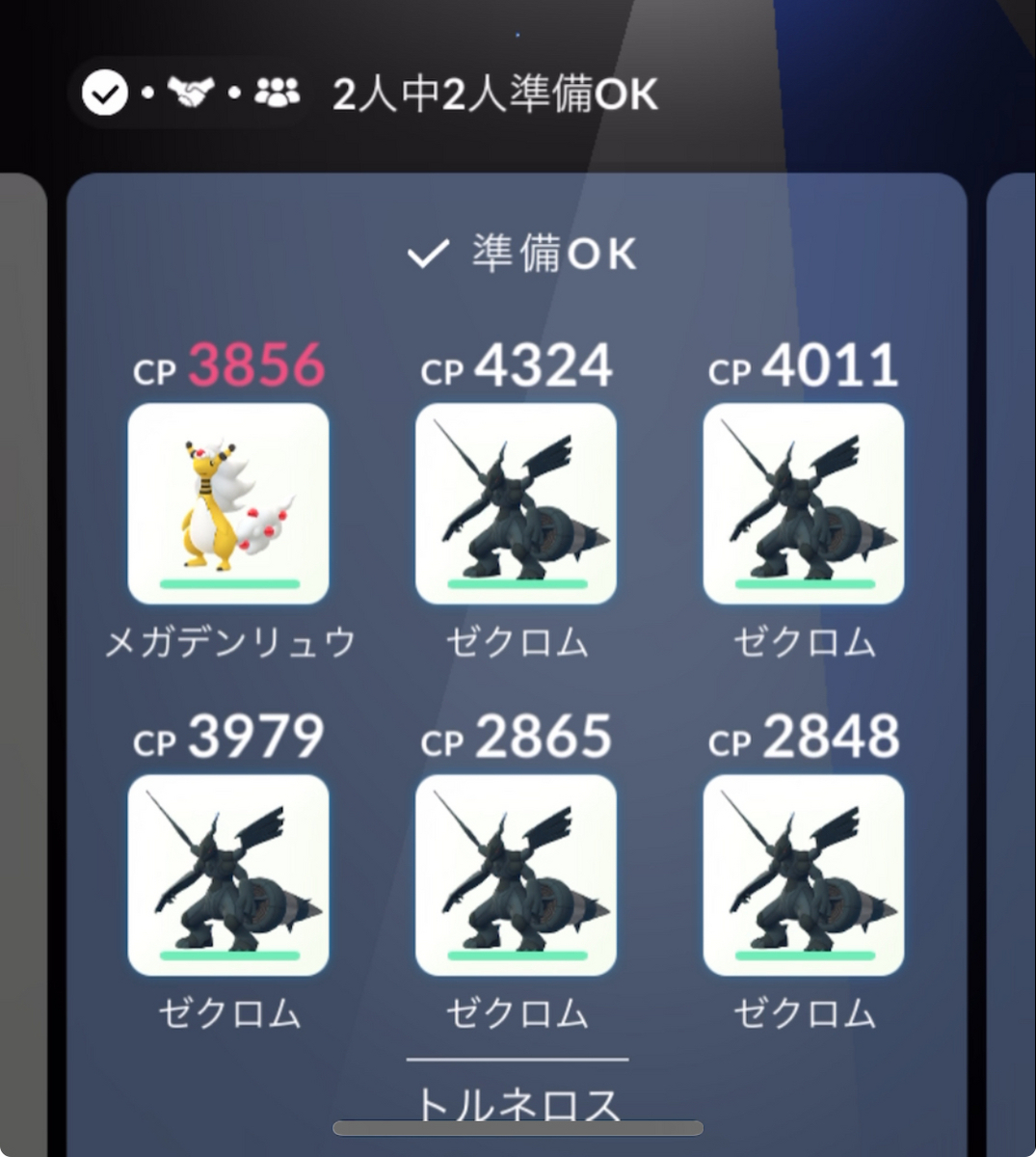 【ポケモンGO】「トルネロス」（れいじゅうフォルム）2人で倒せるか挑戦してみた！結果は・・・？