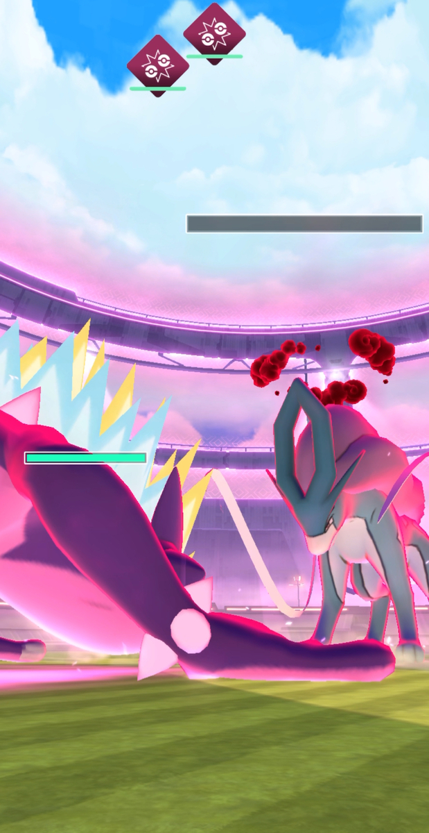 ポケモンGOダイマックススイクン何人で倒せるか？挑戦してみた！結果は？