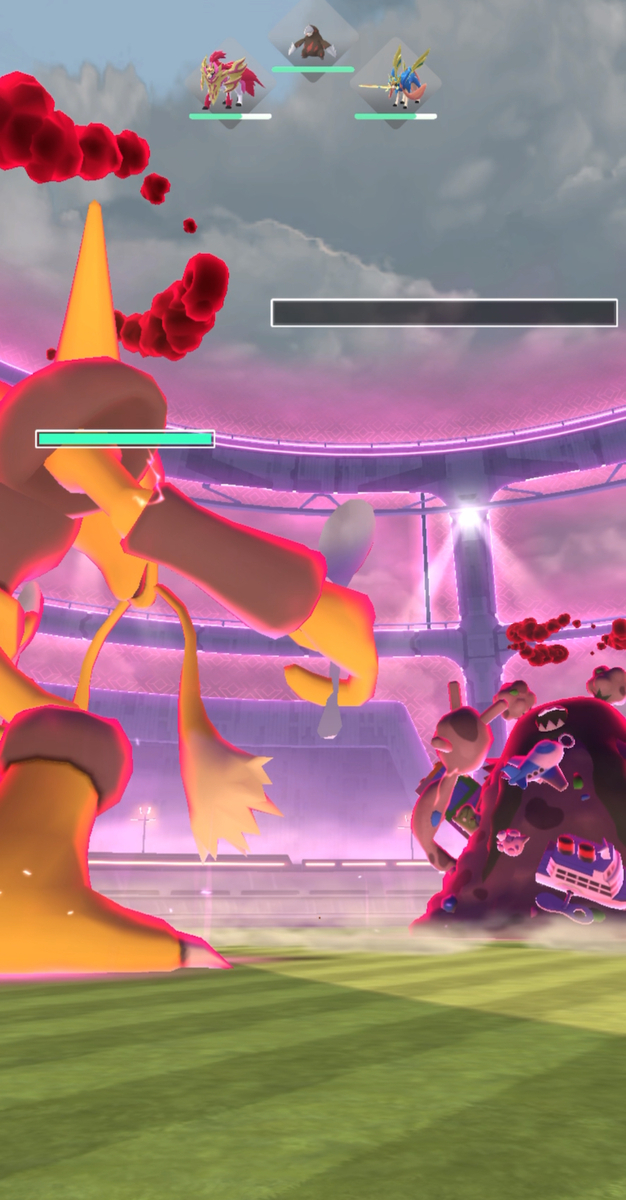 【ポケモンGO】キョダイマックスダストダス何人で倒せるか?挑戦してみた!結果は?