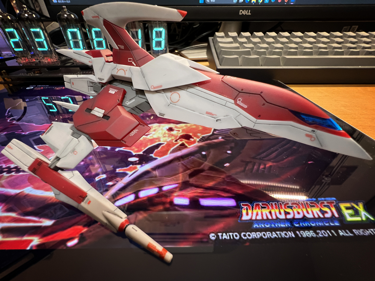 未開封 　シューティングゲームヒストリカ　ダライアス　シルバーホーク4体セット 未開封 シューティングゲームヒストリカダライアスシルバーホーク4体セット