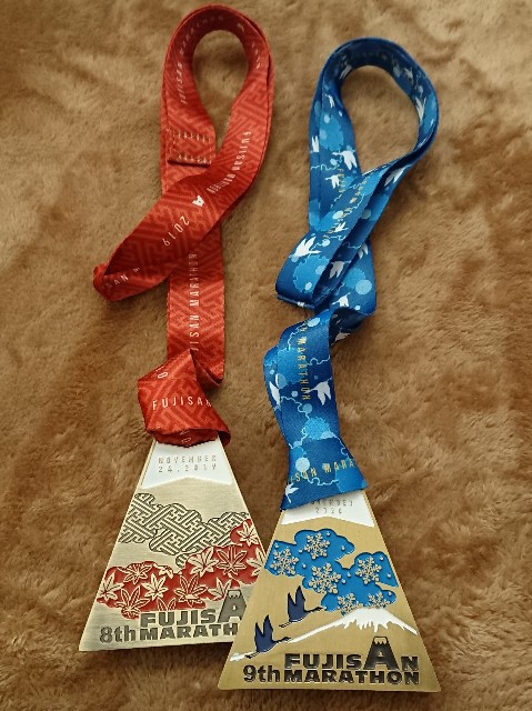 富士山マラソン2020TATTA RUN 参加賞と完走メダルが届きました