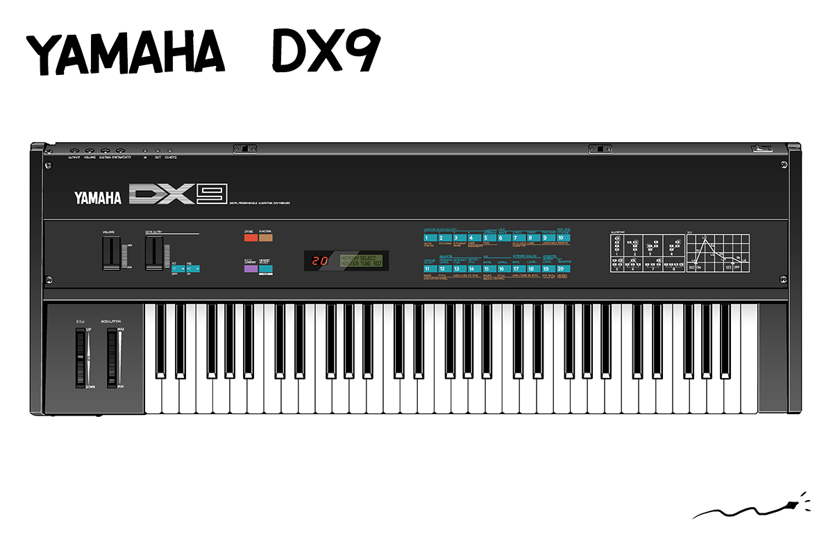 Yamaha Dx9 シンセサイザーのフロンティア ヘンテコなシンセたち Episode 1 サンレコ 音楽制作と音響のすべてを届けるメディア