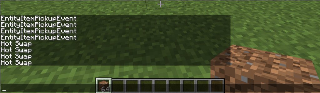 マイクラMOD開発でマイクラを再起動させなくても変更を反映させる方法 - sinshutu_kibotuの日記