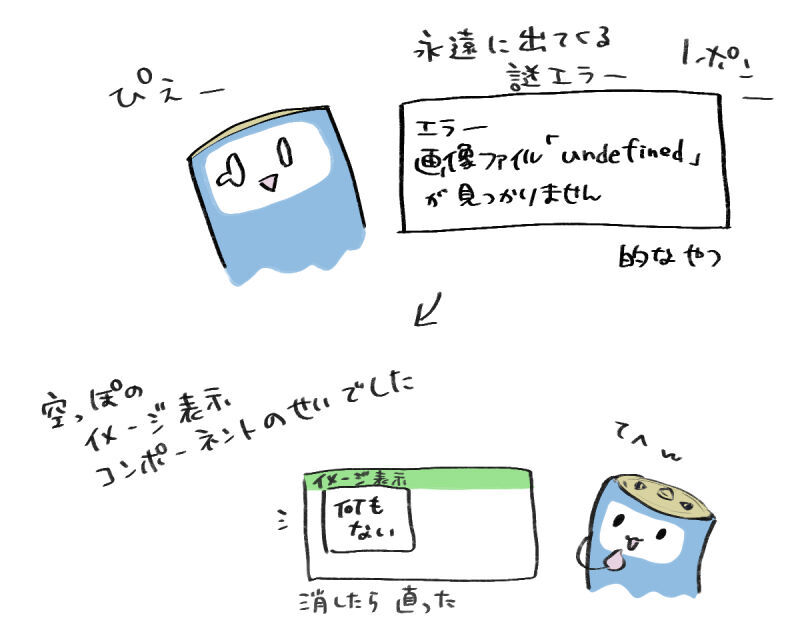 謎のエラー