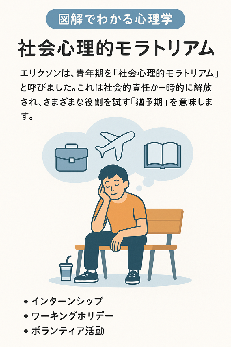 図解でわかる心理学】青年期：アイデンティティ・孤独感・モラトリアム - 心理学勉強記録
