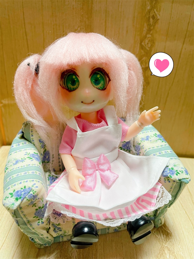 セリアドール（mini）カスタム【カスタムヘッド ボディ ウィッグ