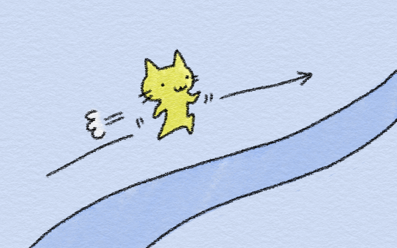 running along the river.png Running along the river