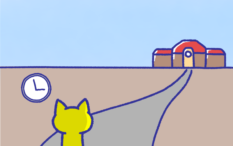 It takes time to get to the station.png It takes time to get to the station