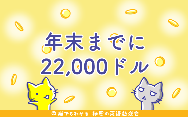 年末までに22000ドル.png 年末までに22000ドル