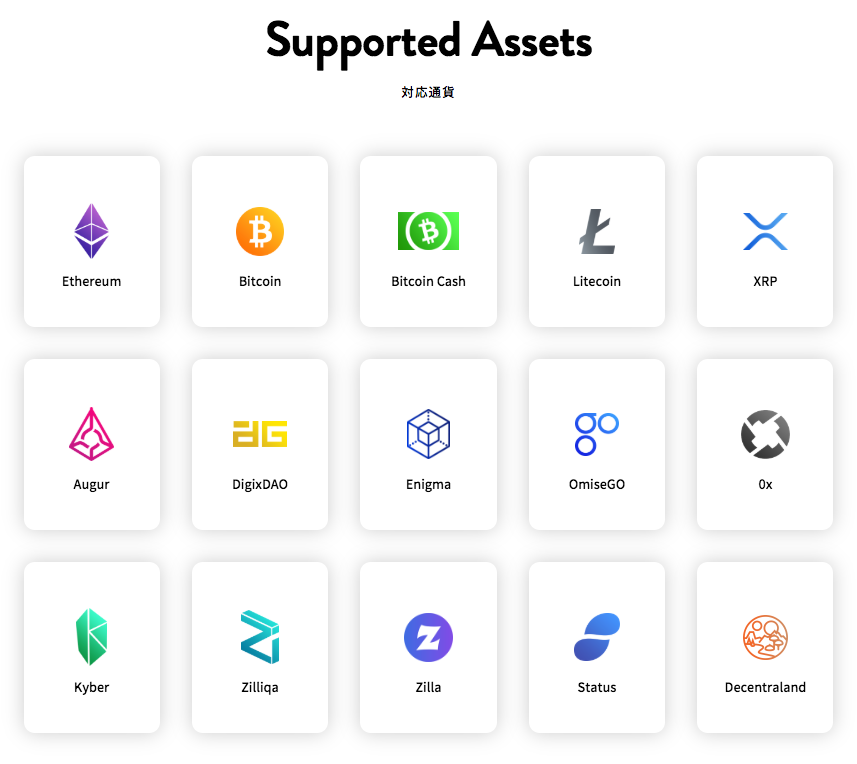 Supported Assets.png f:id:sirius_taka:20180809170559p:plain