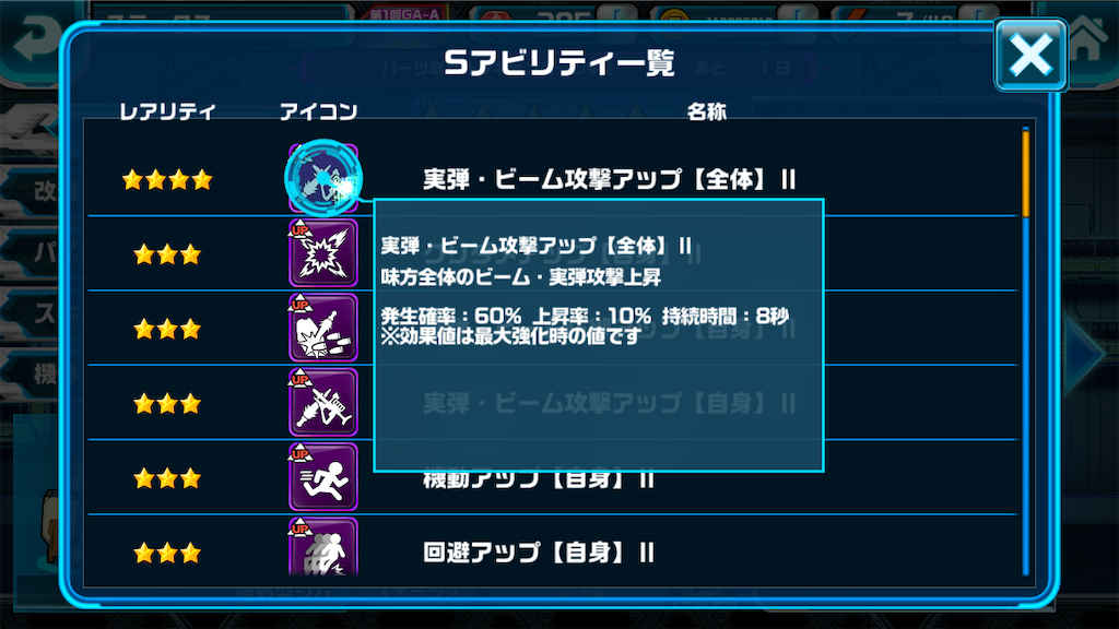 Sアビリティ どれを狙う しろのlineガンダムウォーズ雑記
