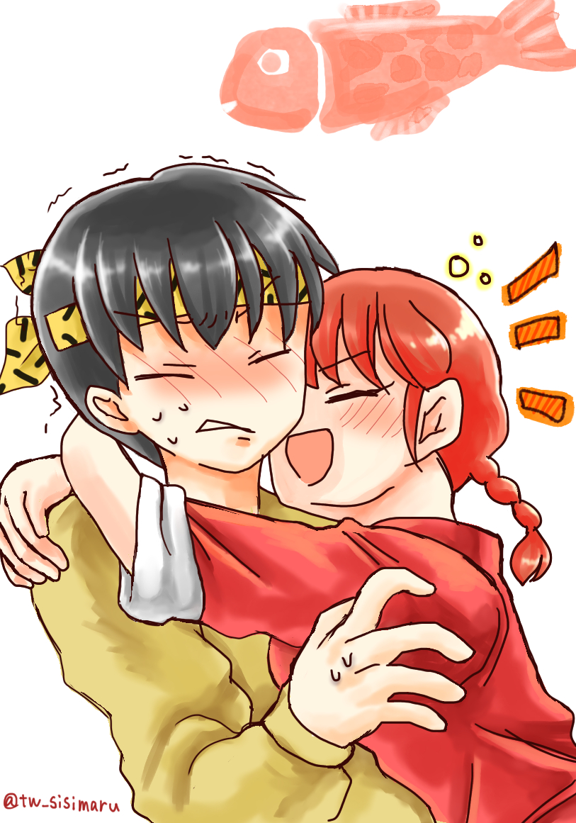 女らんまと良牙