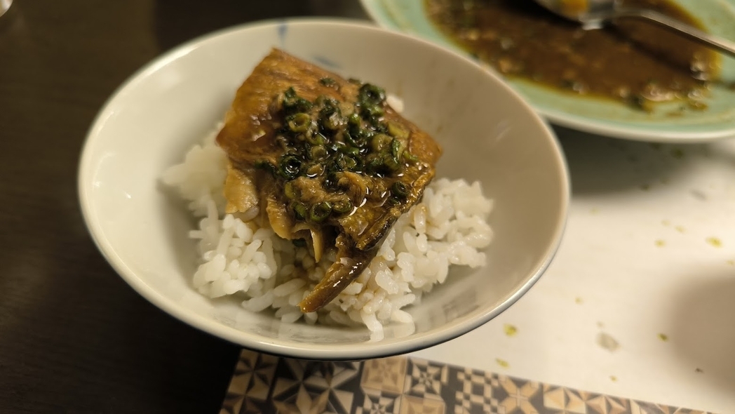 ホテルで豪勢な食事キンメダイの煮付け