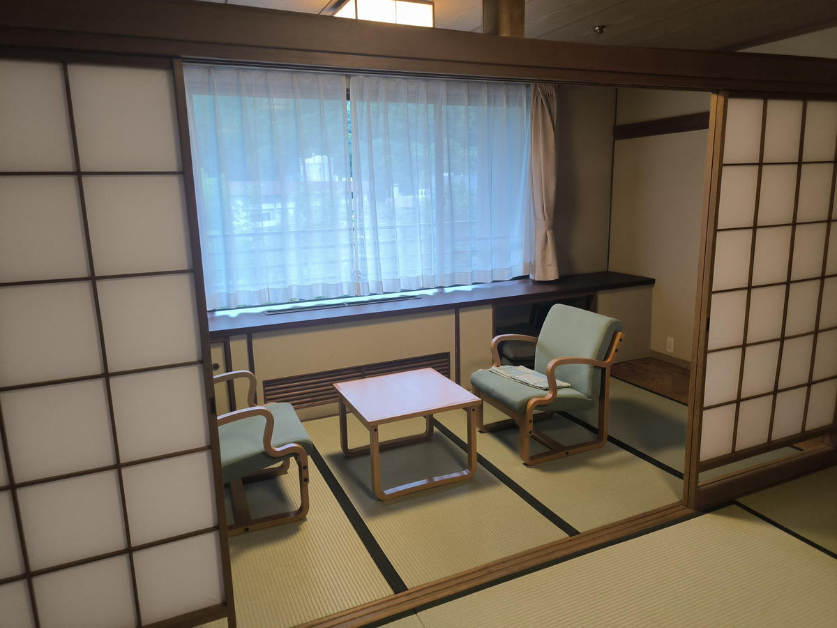 広い部屋に一人