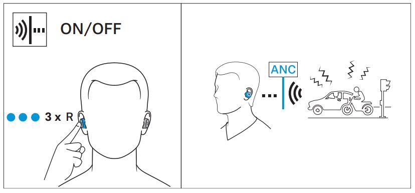 アクティブノイズキャンセリング搭載｜騒がしい外で使いたい