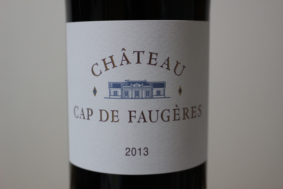 Château Cap de Faugères 2013 (シャトー・カップ・ド・フォジェール