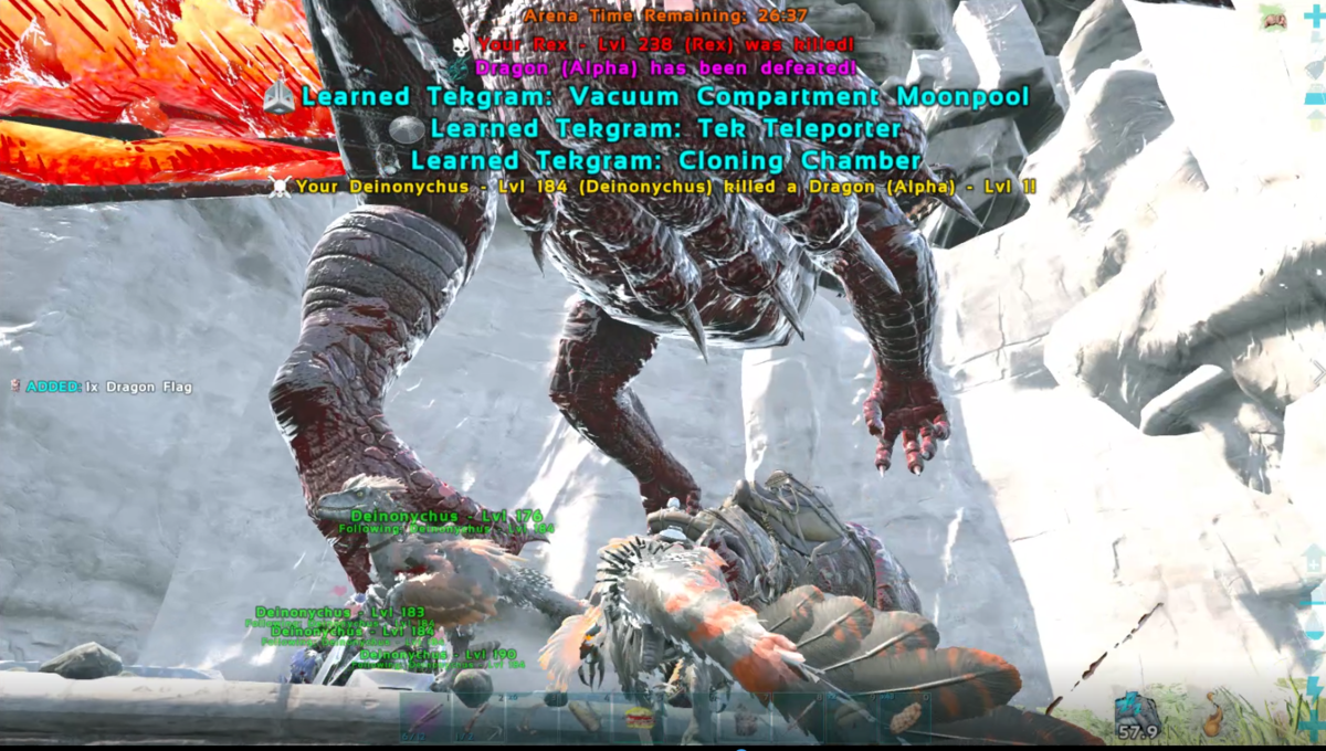 Ark Official Solo Pvp ボス戦ソロ バルゲロアルファ ドラゴンのみ Ark Solo Pvp
