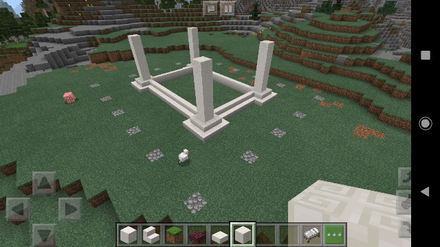 小高い山に作る神殿の作り方 Sくんのminecraft