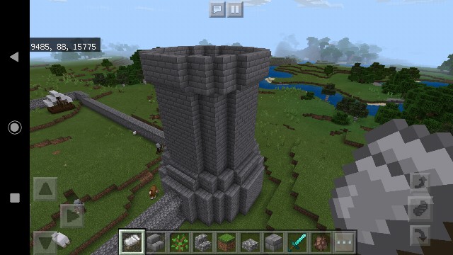 ピリジャー前哨基地の外壁の作り方 Sくんのminecraft