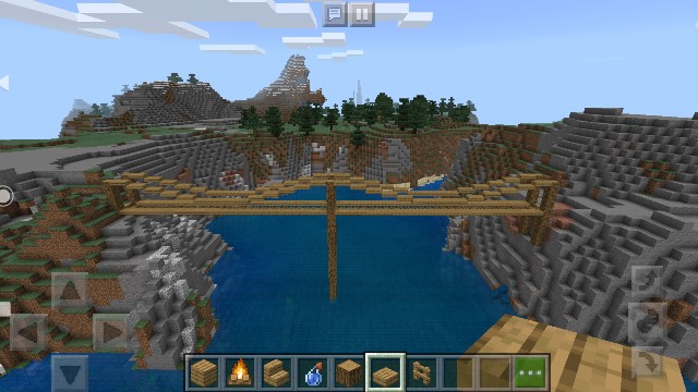本当に怖い海上巨大つり橋の作り方 Sくんのminecraft