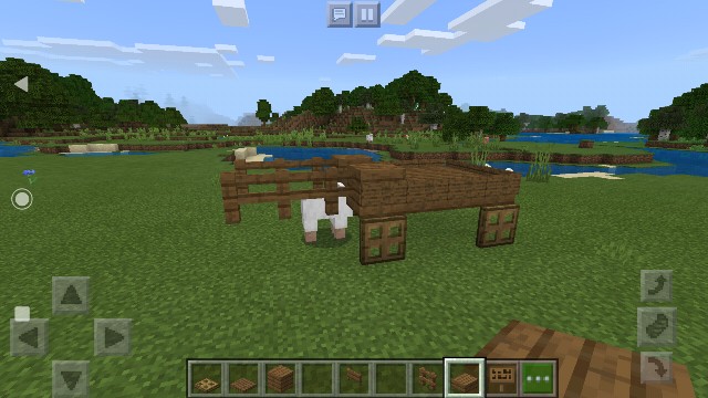 農場や牧場に置けば ぽさ の出るリヤカーの作り方 Sくんのminecraft