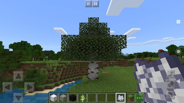 白地が綺麗な白樺の植林場の作り方 Sくんのminecraft