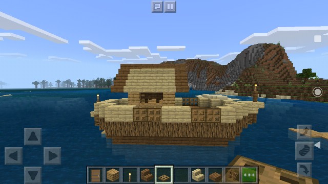 港町に最適な小型木造漁船の作り方 Sくんのminecraft